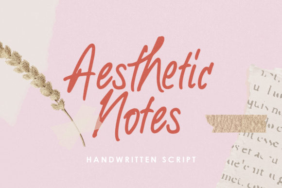 Aesthetic Notes Font Review