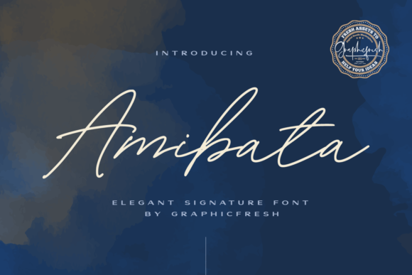 Amibata: A Sweet Handwritten Font