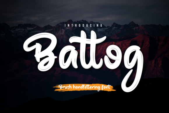 Battog: A Brush Handwritten Font That Feels Human, Not Hyped