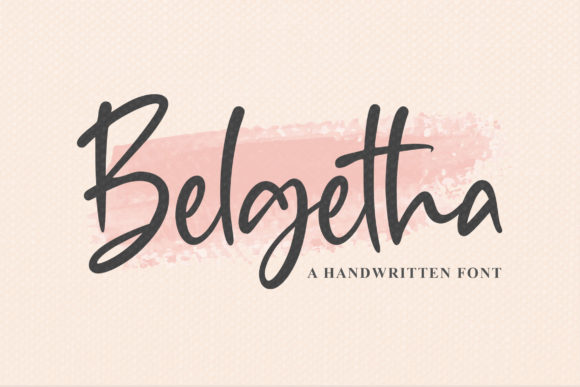 Belgetha: A Delicate Handwritten Typeface for Editorial Warmth
