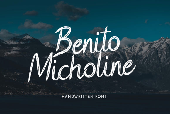 Benito Micholine: A Cursive Script Font That Breathes With Your Words