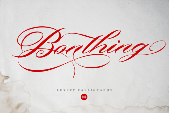 Bonthing: A Luxurious Handwritten Font for Real Branding
