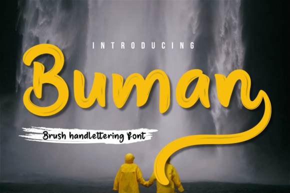 Buman: A Handwritten Font for Editorial Design