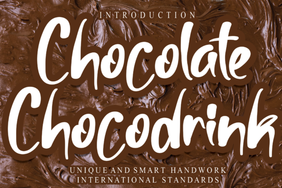 Chocolate Chocodrink: A Bold, Readable Handwritten Font for Real Small Businesses