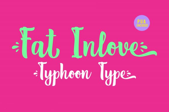 Fat Inlove: A Bold Handwritten Font for Digital Branding