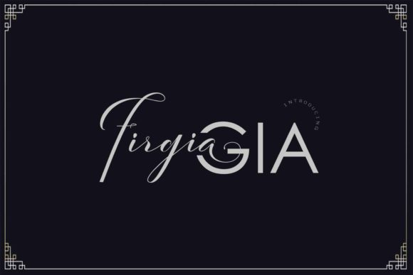 FirgiaGIA: A Handwritten Script Font That Breathes Life Into Editorial Design