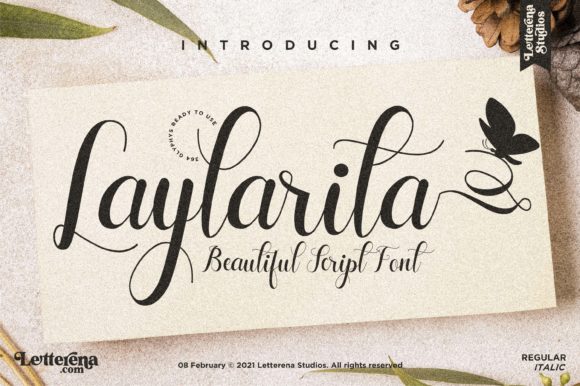 Laylarita: A Handwritten Font That Feels Like Home
