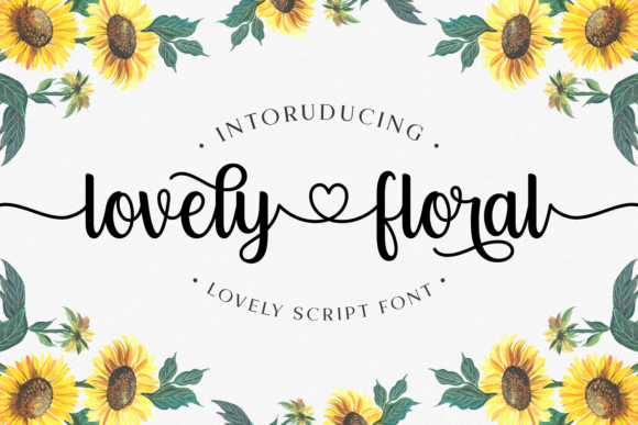 Lovely Floral: A Handwritten Font That Makes Your Headlines Feel Human