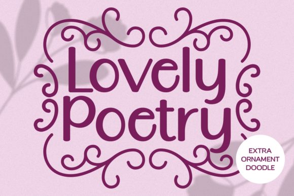 Lovely Poetry: A Handwritten Font That Converts Scroll to Stop