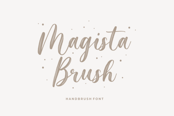 Magista Brush: A Handwritten Font That Makes Your Brand Feel Human