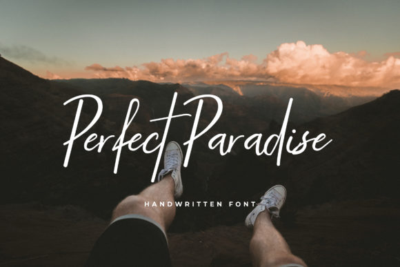 Perfect Paradise: A Refined Script Font for Editorial Design