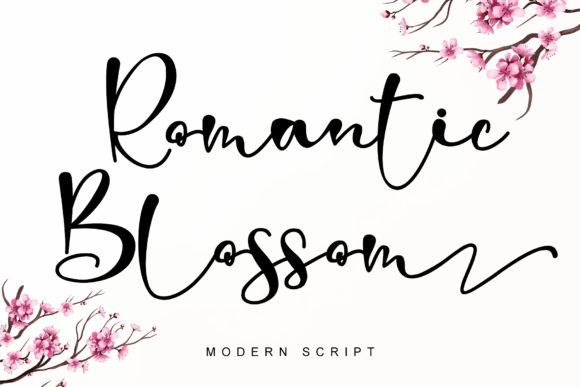 Romantic Blossom: A Script Font That Elevates Your Brand