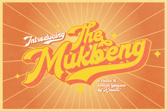 The Mukbeng: A Retro-Script Font That Elevates Real Business Branding